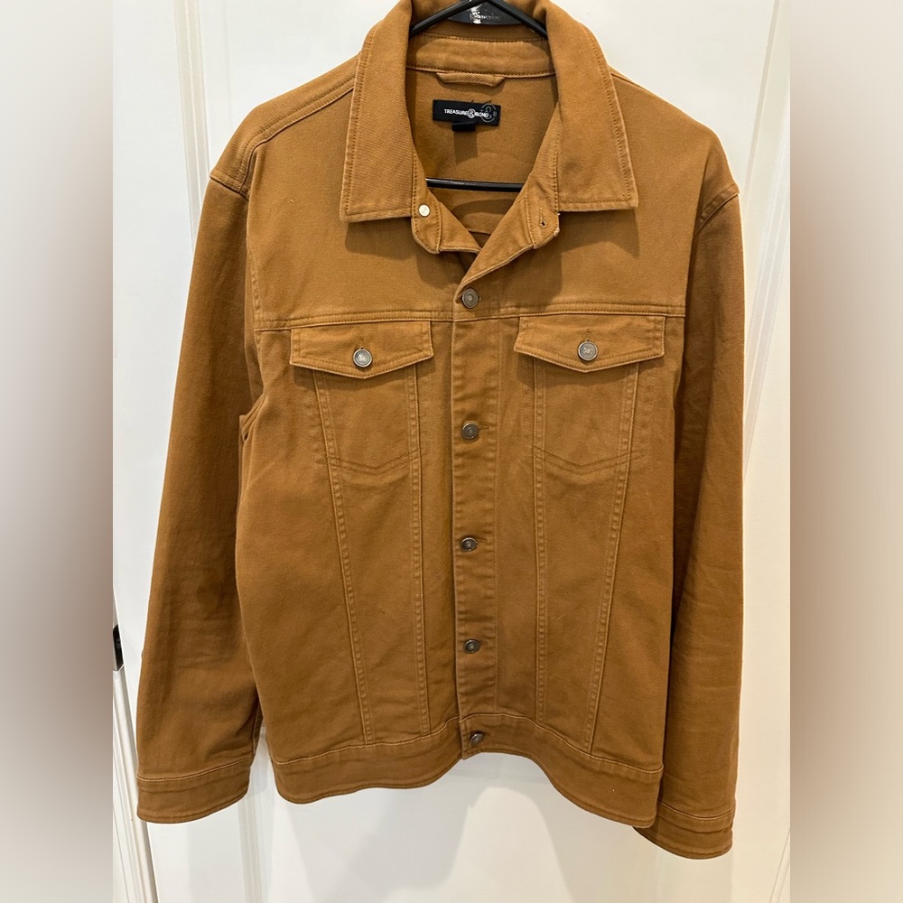 Twill trucker jacket